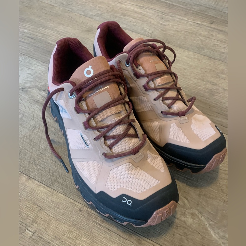 On Cloudventure waterproof hiking shoes